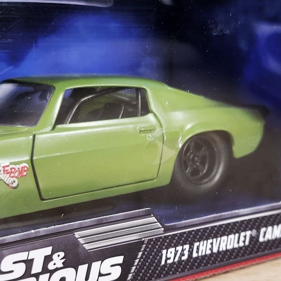 Jada Toys Fast and Furious 1973 Chevrolet Camaro 1:32 Diecast Collectible Car - Picture 6 of 6